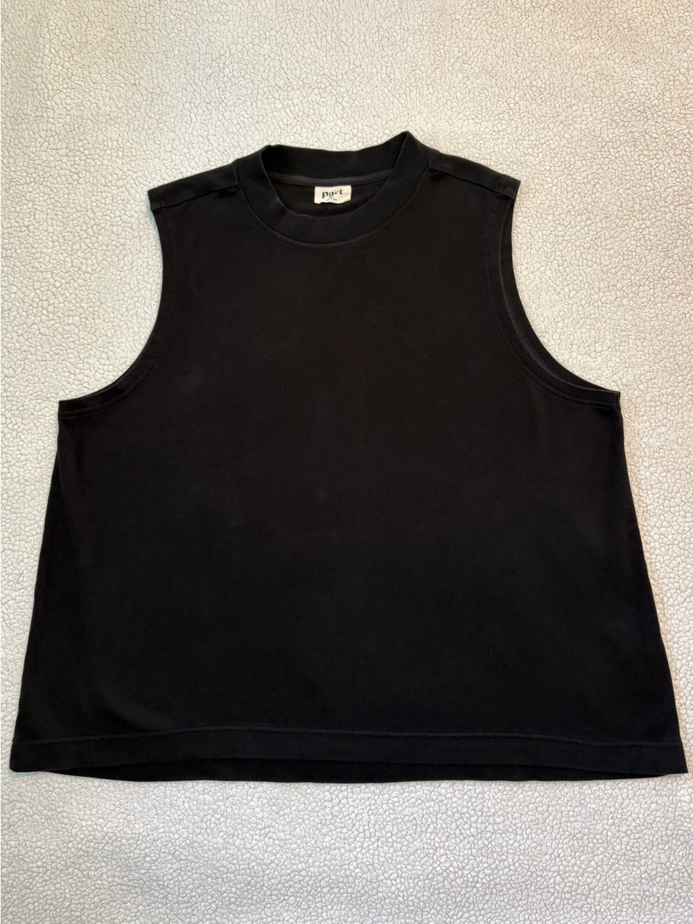 PACT Organic Cotton Sleeveless Top Black Women’s XL - Picture 5 of 8